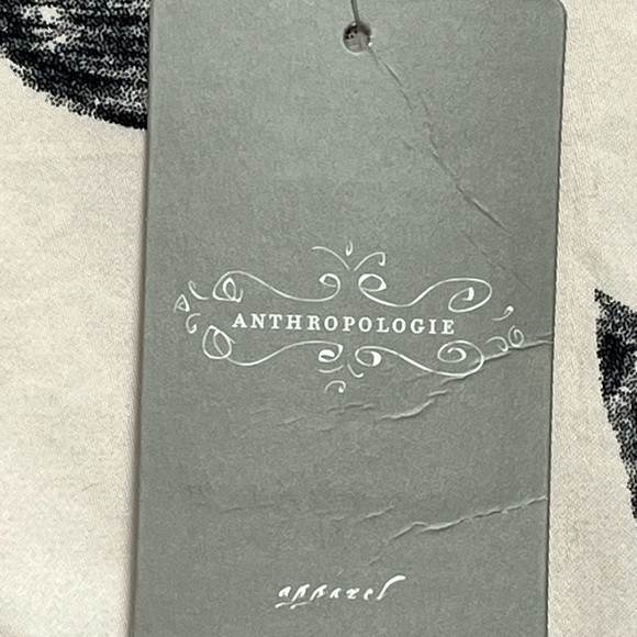 NWT Anthropologie Cat Feline Print Dress - Black and Cream - Picture 4 of 8